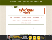 Tablet Screenshot of hybridrastamama.com